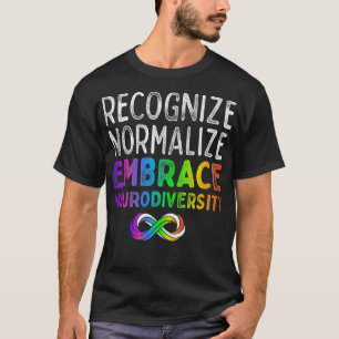 Autistic Awareness Month Embrace Neurodiversity AD T-Shirt