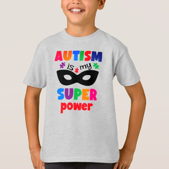 Autistic Basic Hanes Tagless ComfortSoft® T-Shirt (Front)