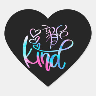 Autistic Be Kind Autism Awareness Heart Sticker