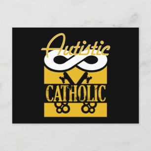 Autistic Catholic God Religion Prayer Autism Gift Postcard