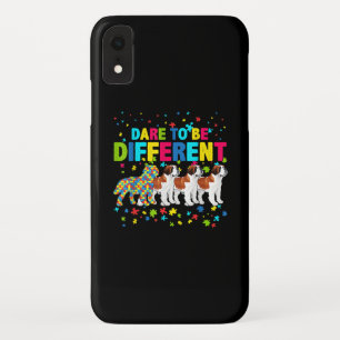 Autistic Dare To Be Different Saint Bernard Dog Case-Mate iPhone Case