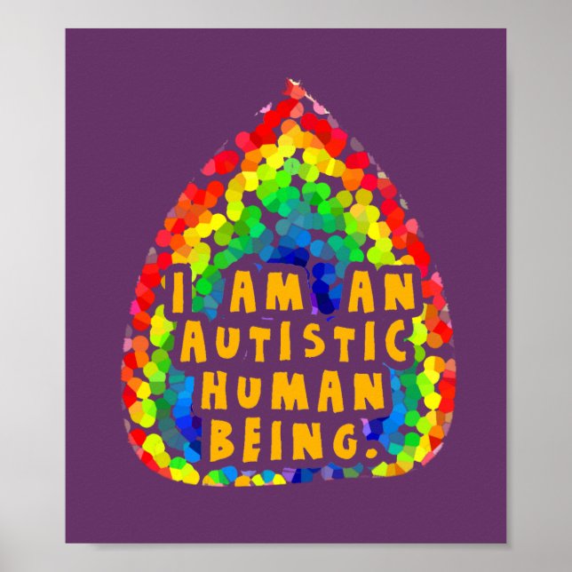 Autistic Human Poster (Front)