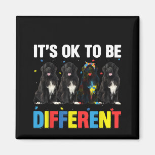 Autistic  It's Ok To Be Different Newfoundland Mum Magnet