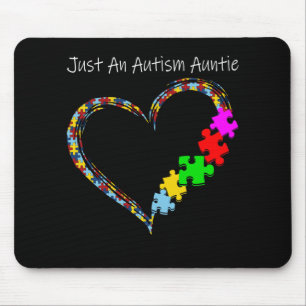 Autistic   Just An Autism Auntie Mouse Pad