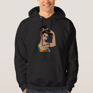 Autistic Mother's Love Support Hope & Inspire Auti Hoodie