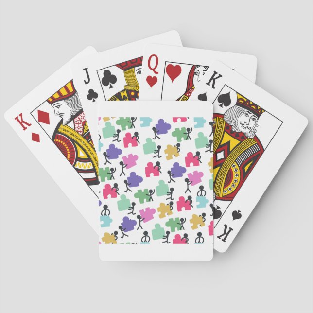 autistic people playing cards (Back)