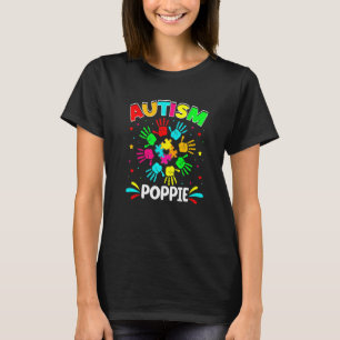 Autistic Poppie Puzzle Support Family Autism Aware T-Shirt