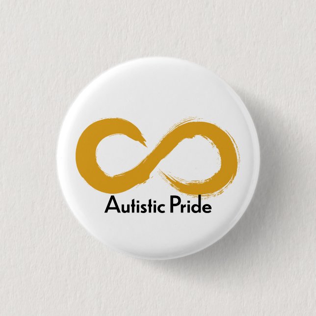 Autistic Pride 3 Cm Round Badge (Front)