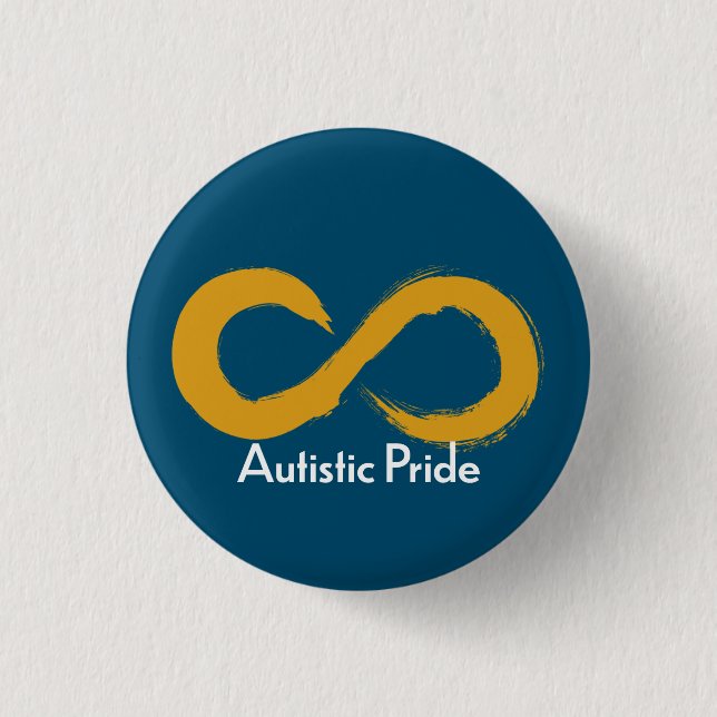 Autistic Pride 3 Cm Round Badge (Front)