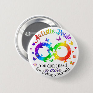 Autistic Pride 6 Cm Round Badge