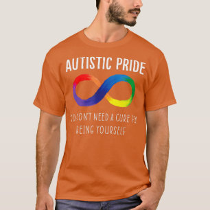 Autistic Pride Autism Awareness Acceptance Love He T-Shirt