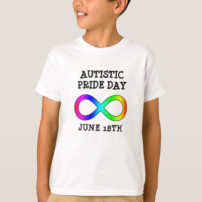Autistic Pride Day June 18th Shirt (Front)