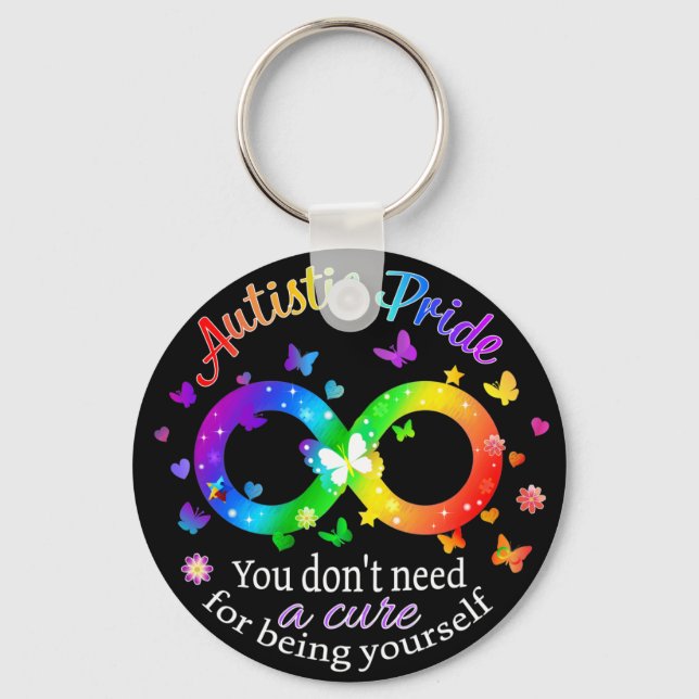 Autistic Pride Key Ring (Front)