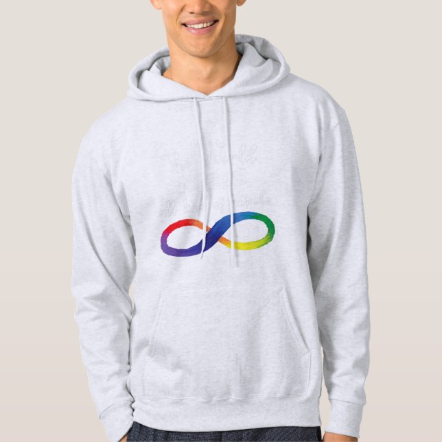 Autistic Pride lovers, this awesome Autism awarene Hoodie (Front)