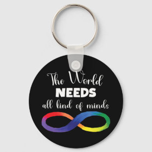 Autistic Pride lovers, this awesome Autism awarene Key Ring