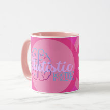 Autistic Pride Modern Brain Coffee Mug