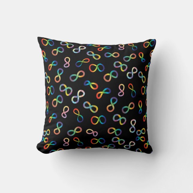 Autistic Pride Neurodiversity Acceptance Cushion (Front)