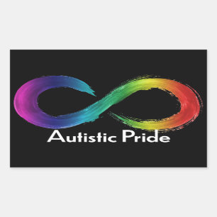Autistic Pride Rectangular Sticker