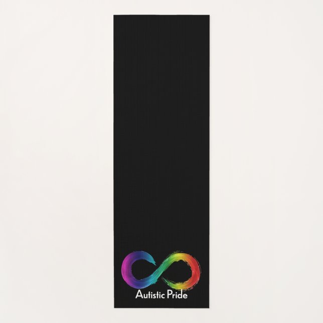 Autistic Pride Yoga Mat (Front)