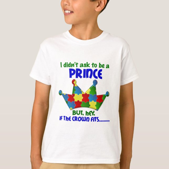 Autistic Prince 2 AUTISM T-Shirt (Front)