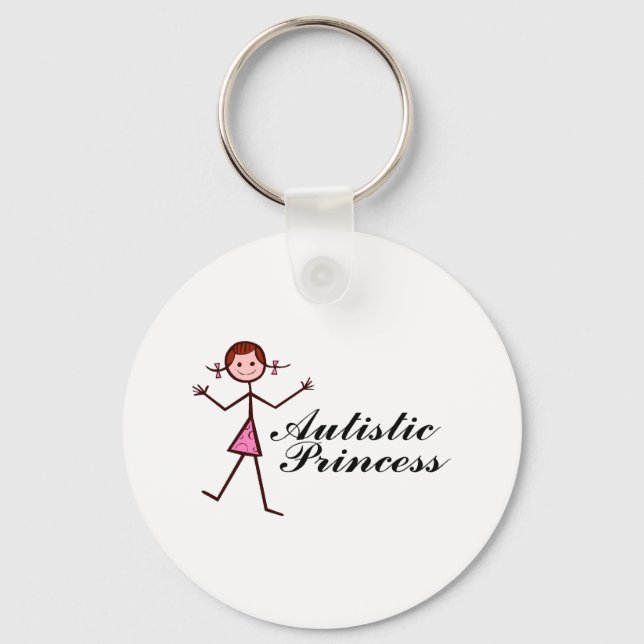 Autistic Princess (Girl) Key Ring (Front)