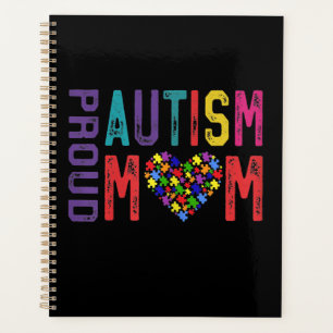Autistic Proud Autism Mum Puzzle Piece Planner