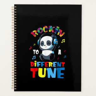 Autistic Rockin To A Different Tune Cute Panda Planner