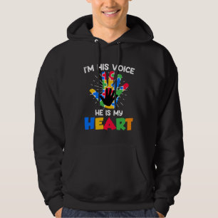 Autistic solidarity for autistic child Autism Awar Hoodie