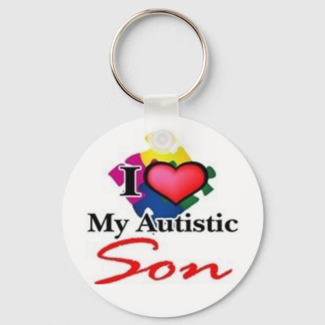 autistic son key ring (Front)