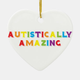 Autistically Amazing Ceramic Tree Decoration