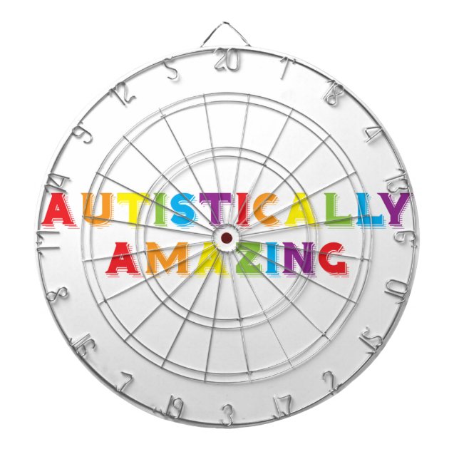 Autistically Amazing Dartboard (Front)
