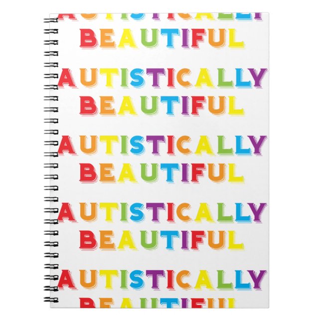 Autistically Beautiful Notebook (Front)