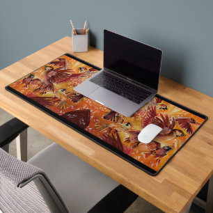 Autmumn Flight in the Fall Desk Mat