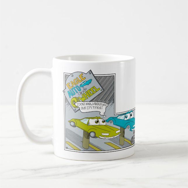 Auto and Wheel Coffee Mug (Left)