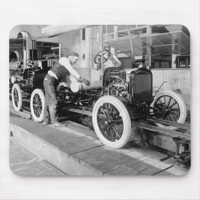 Auto Assembly Line, 1920s Mouse Pad (Front)