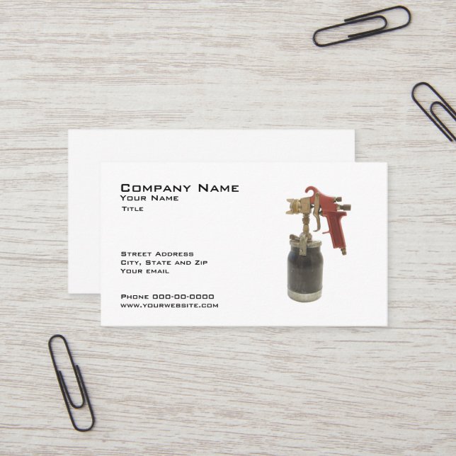 Auto Body Business Card (Front/Back In Situ)