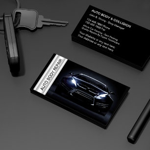 Auto Body Collision Shop Business Cards