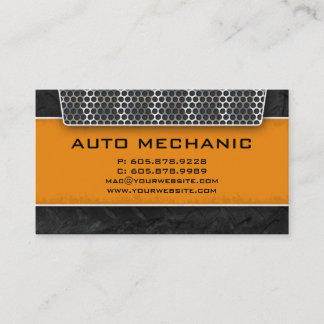 Auto Business Card Carbon Filter Construction