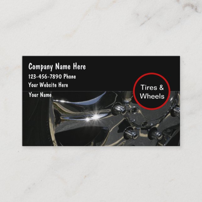 Auto Business Cards (Front)
