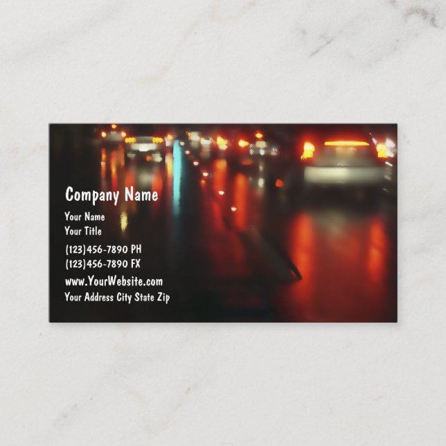 Auto Business Cards (Front)