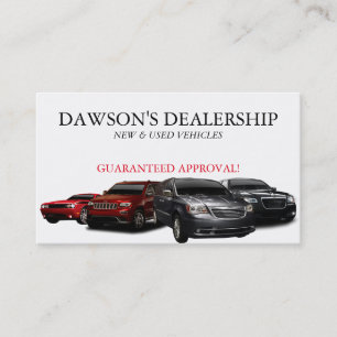 Auto, Car, Dealer Dealership Business Card