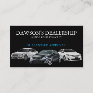 Auto, Car, Dealer Dealership Business Card