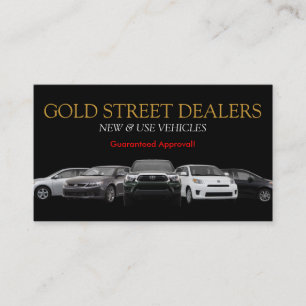 Auto, Car, Dealer Dealership Business Card