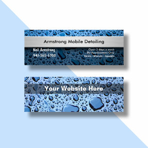 Auto Car Detailing Business Cards
