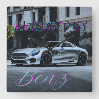 AUTO CAR SQUARE WALL CLOCK