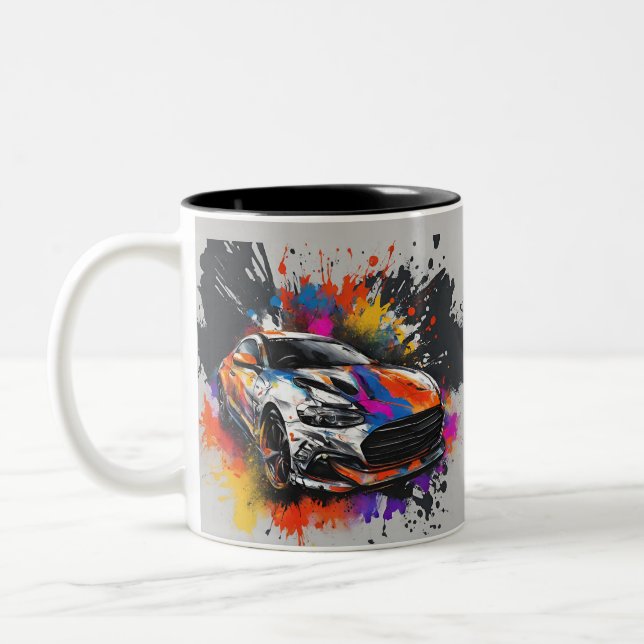 AUTO CAR Two-Tone COFFEE MUG (Left)