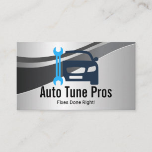 Auto Care Repair Mechanic Business Card