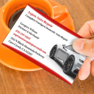 Auto Cars Business Card