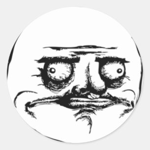 Auto-colante adhesive of meme classic round sticker