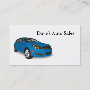 Auto Dealer Business Card